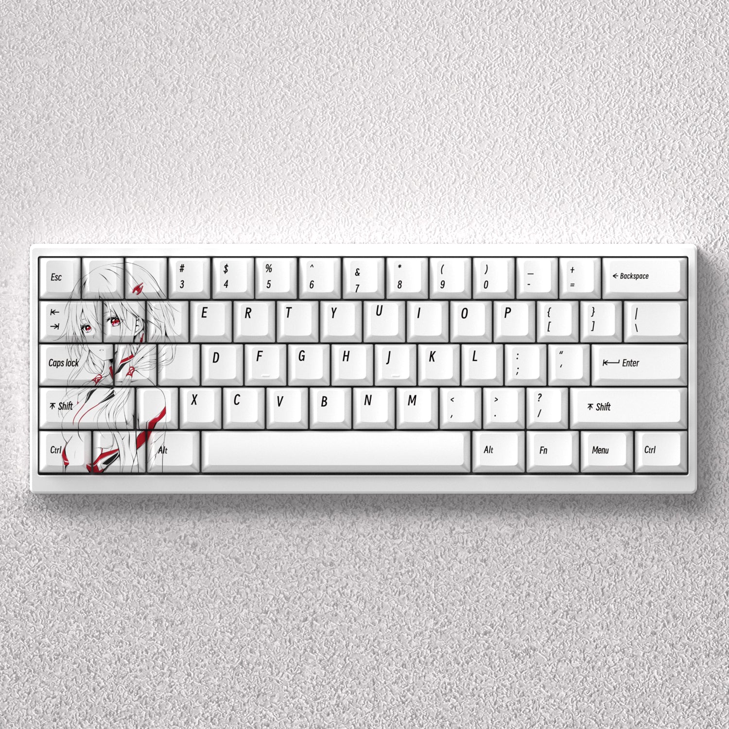 Yuzuriha Inori keycap anime theme factory height PBT positive fitting 60 65 68