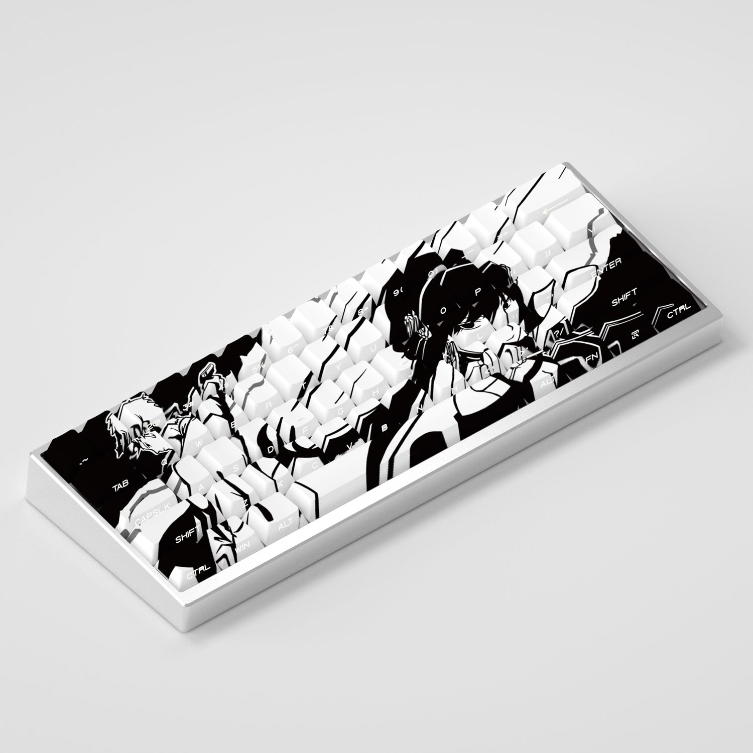 SPY×FAMILY, Yor Forger, Side engraved translucent PBT material set keycaps, personalized cartoon keycaps