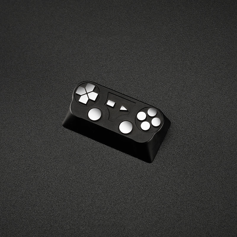 Game console controller, metal anode personalized keycaps, mechanical keyboard decorative metal keycaps