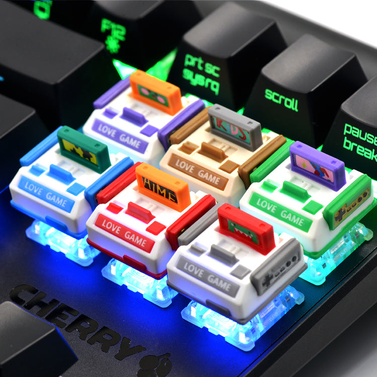 Family Computer,Nintendo Entertainment System, Personalized keycaps, resin personalized decorative keycaps