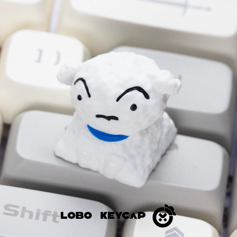 Crayon Shin-chan,Nohara Shiro, Resin keycaps, mechanical keyboard decorative keycaps, artisankeycaps.