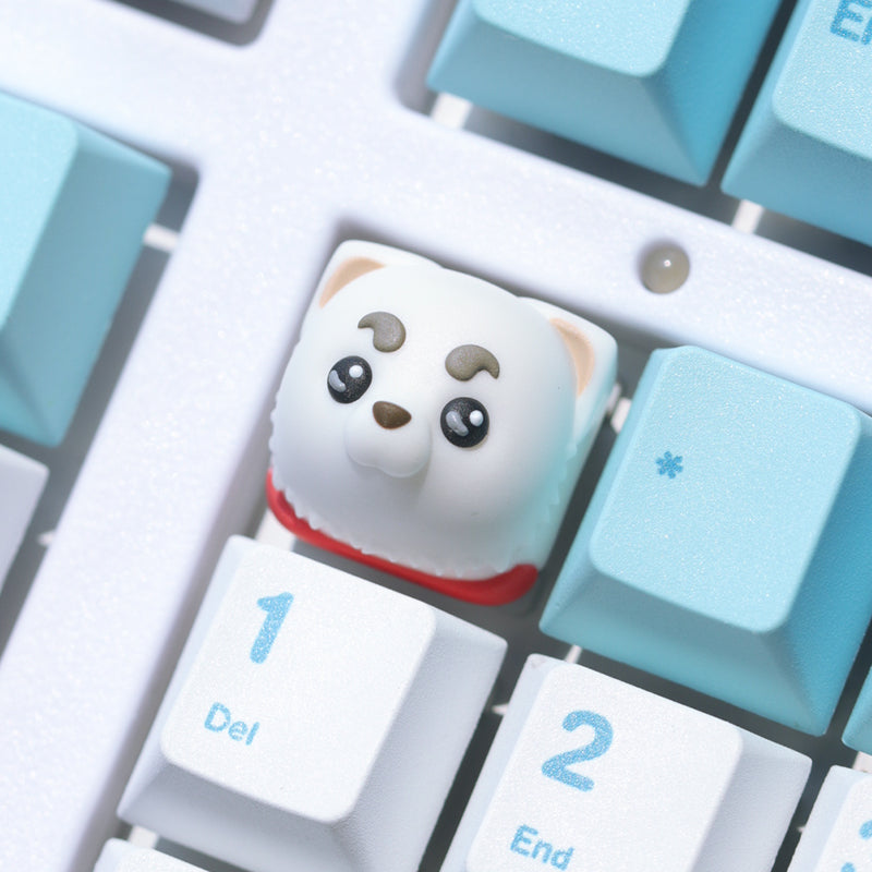 Gintama, Sadaharu Personalized Resin Keycaps Mechanical Keyboard Decorative Keycaps