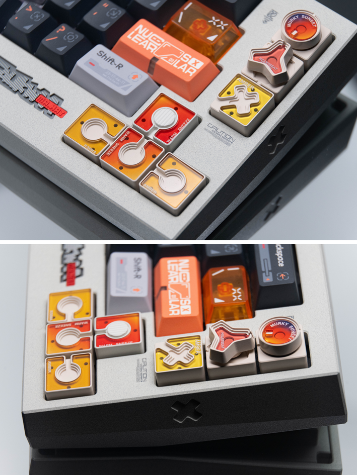 Reflection Rotating Keycaps, Aluminum Alloy Personalized Keycaps, Phase 2