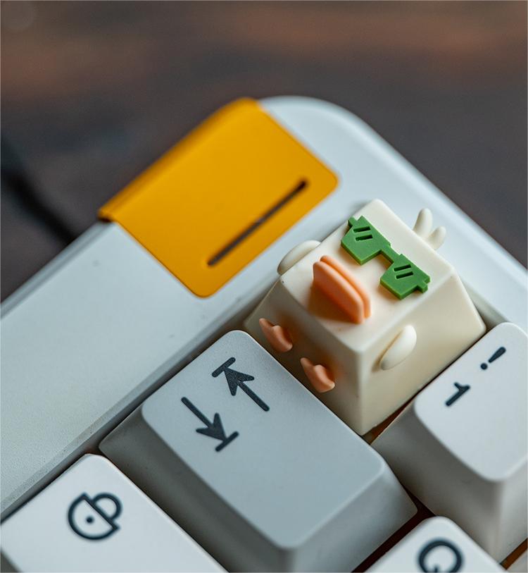 Anxiety Duck Resin Forming Personalized Keycaps