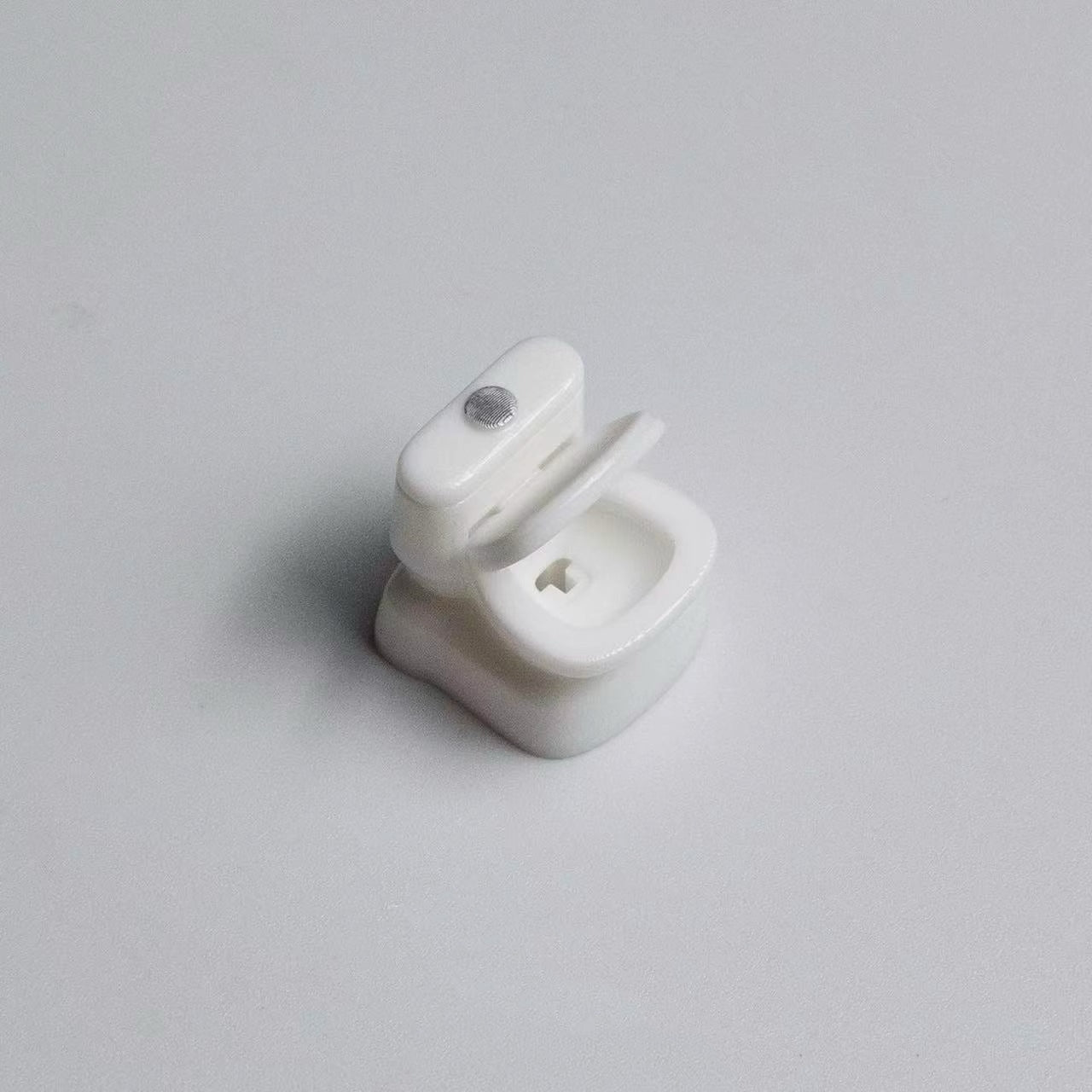 Toilet (with openable lid), personalized and creative keycap made of ABS material, DIY mechanical keyboard with transparent keys