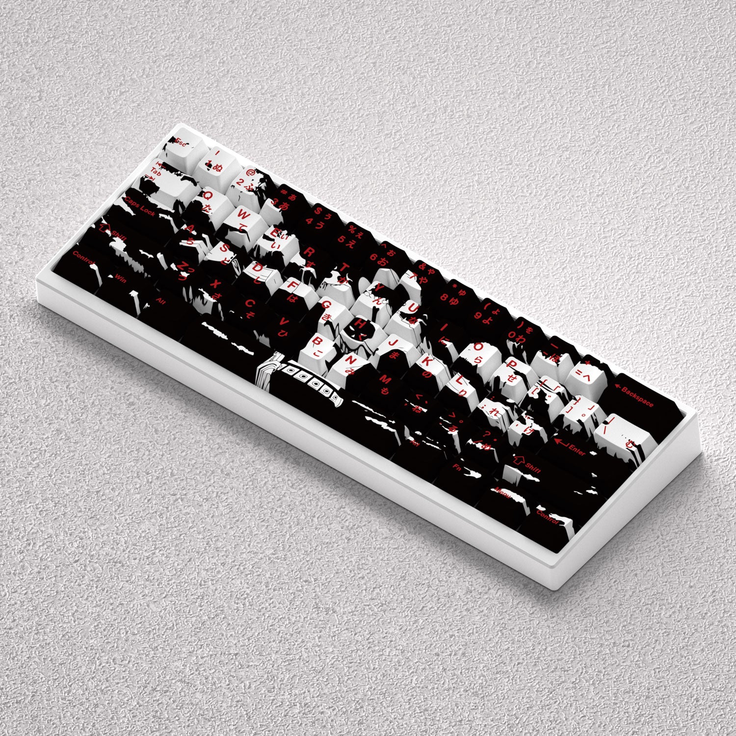 One Piece, Ace Keycap anime Theme Hot Sublimation Original Height PBT Material Set Keycap
