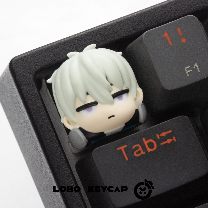 Kaiju No. 8, Personalized resin art keycaps, mechanical keyboard keycaps