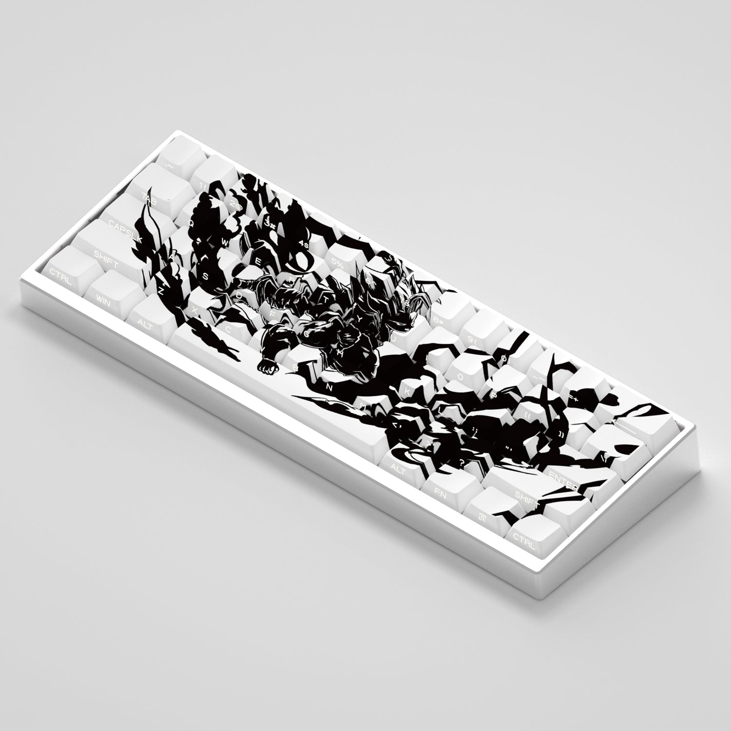 Son Goku, Mankeycap original factory side engraved transparent PBT side transparent personalized keycap set