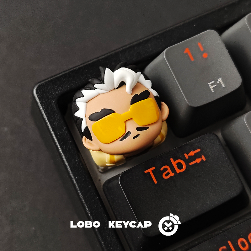 VALORANT keycaps Sage.Phoenix.Omen.Killjoy.artisankeycaps, Resin colored keycaps