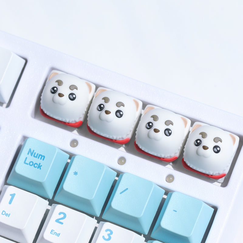 Gintama, Sadaharu Personalized Resin Keycaps Mechanical Keyboard Decorative Keycaps
