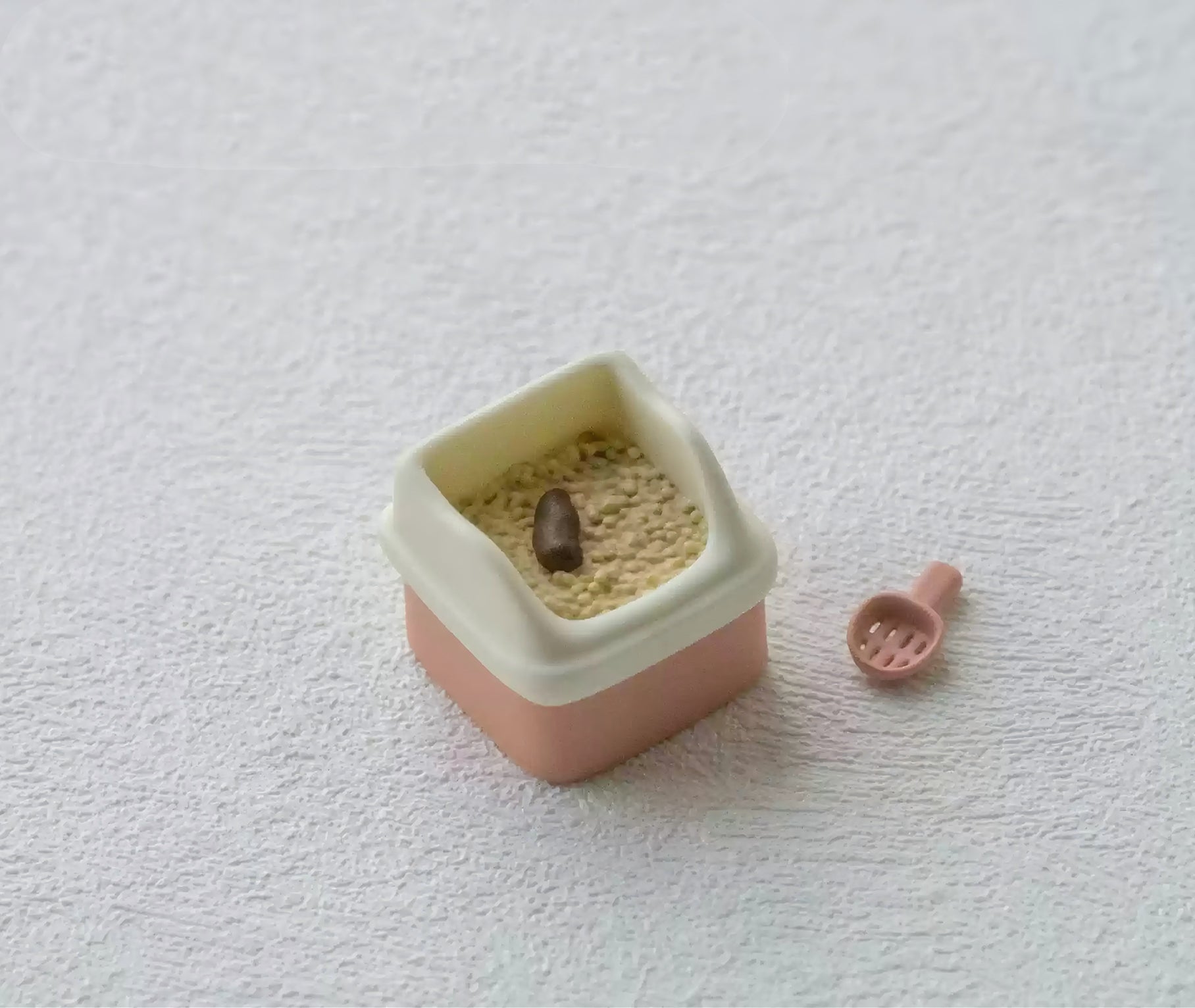 Cat litter box keycaps, personalized keycaps, mechanical keyboard peripherals, funny and creative keycaps
