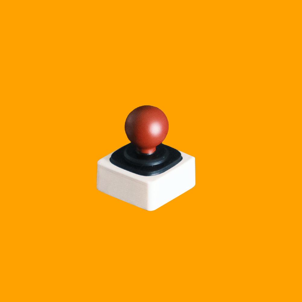 Retro game joystick, button resin personalized keycaps