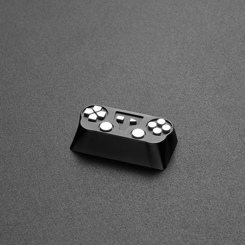 Game console controller, metal anode personalized keycaps, mechanical keyboard decorative metal keycaps