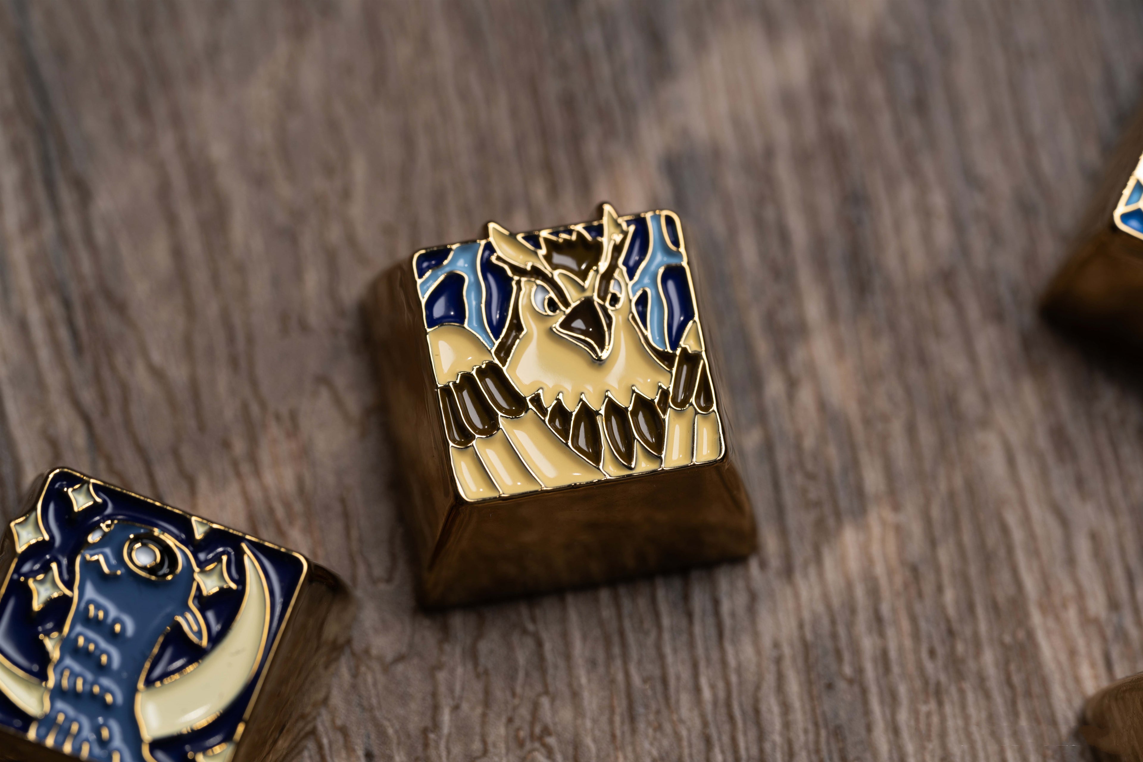Animali Fantastici e Dove Trovarli, metal+enamel personalized keycaps, mechanical keyboard decorative keycaps (set).