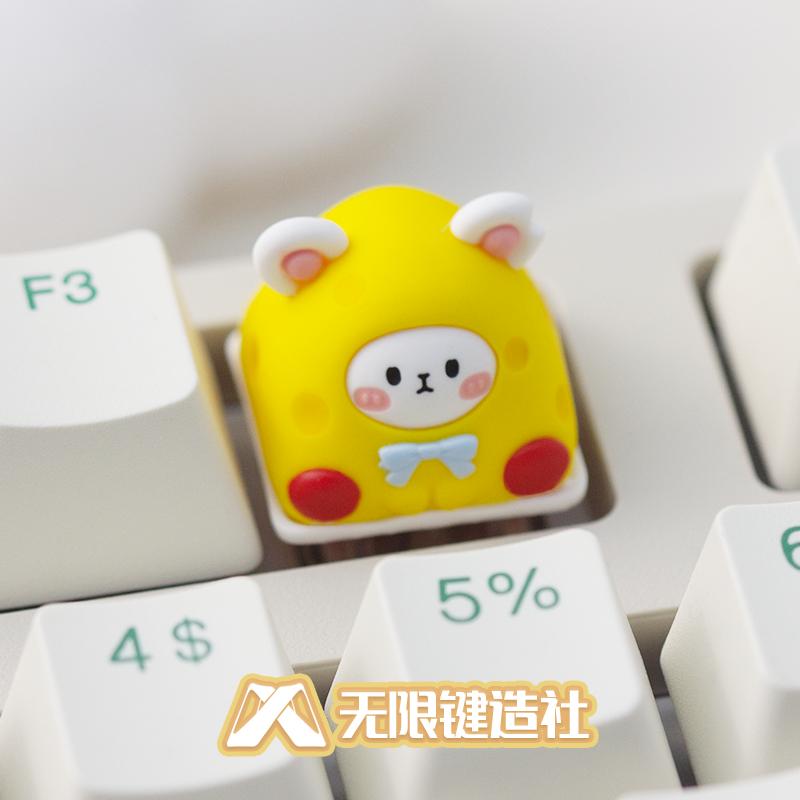 Sweet Mouse Cute Keycaps Original Personalized Custom Resin Mechanical Keyboard Keycaps
