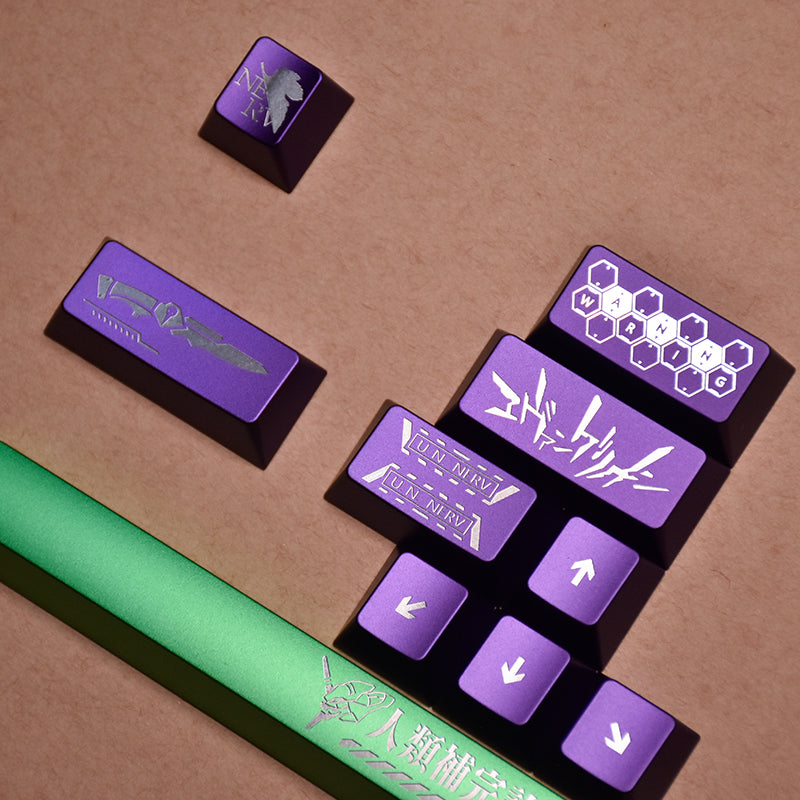 EVA repair plan personalized keycap combination factory high matte texture mechanical keyboard dual color metal keycaps