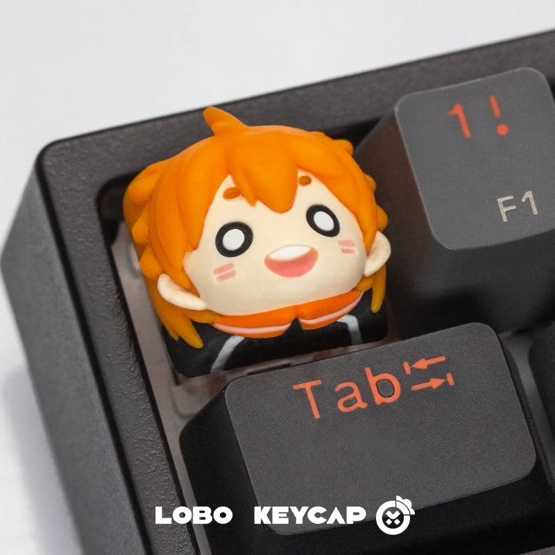 Volleyball boy! Shoyo Hinata,Tobio Kageyama,Kozume Kenma, Multicolor resin keycaps