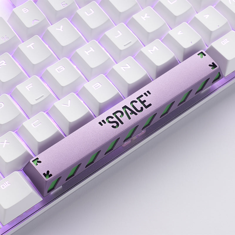 Space themed hollow two-layer space keycaps, decorative keycaps, metal personalized keycaps