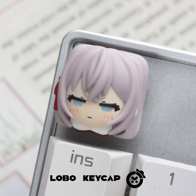 Alya Sometimes Hides Her Feelings in Russian, personalized resin art keycaps, mechanical keyboard keycaps
