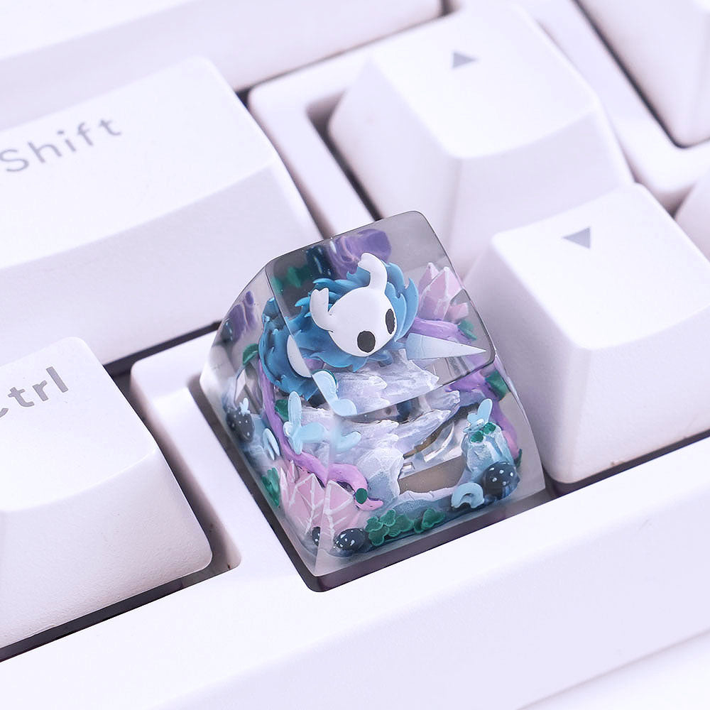 The Hollow Knight, Crystal drops of glue seals, resin personalized keycaps, anime game artisankeycaps