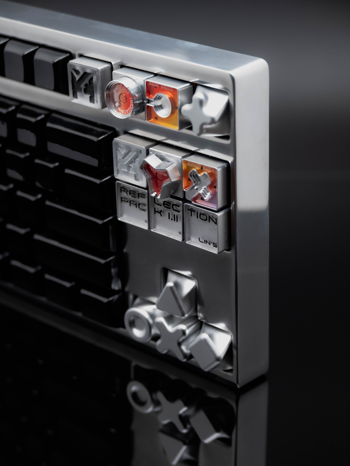 Reflection Rotating Keycaps, Aluminum Alloy Personalized Keycaps, Phase 2