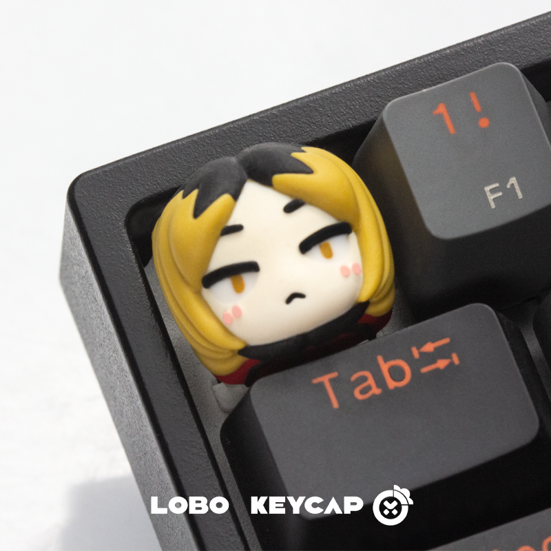 Volleyball boy! Shoyo Hinata,Tobio Kageyama,Kozume Kenma, Multicolor resin keycaps