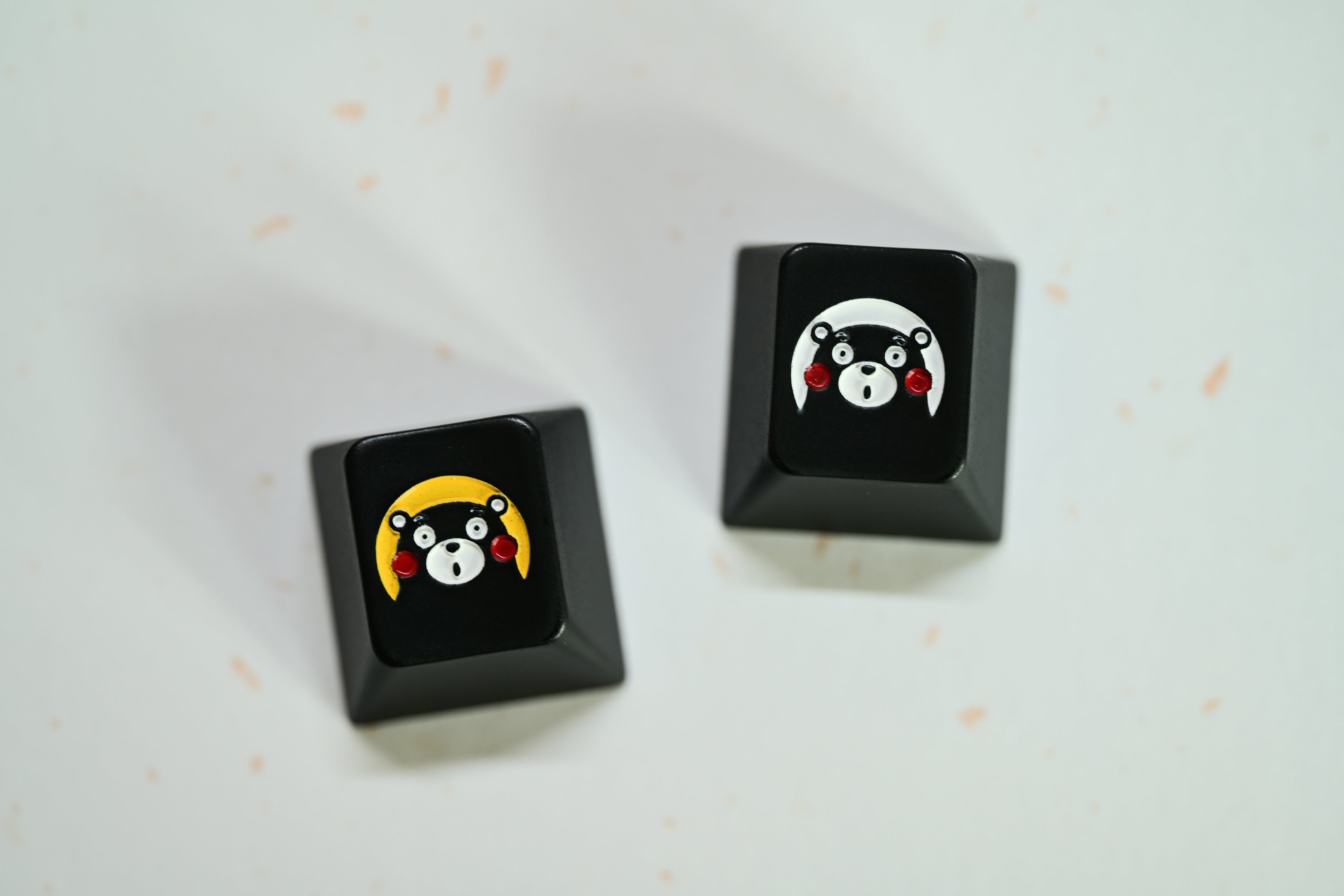 Kumamon zinc alloy keycaps, mechanical keyboard decorative keycaps, personalized keycaps