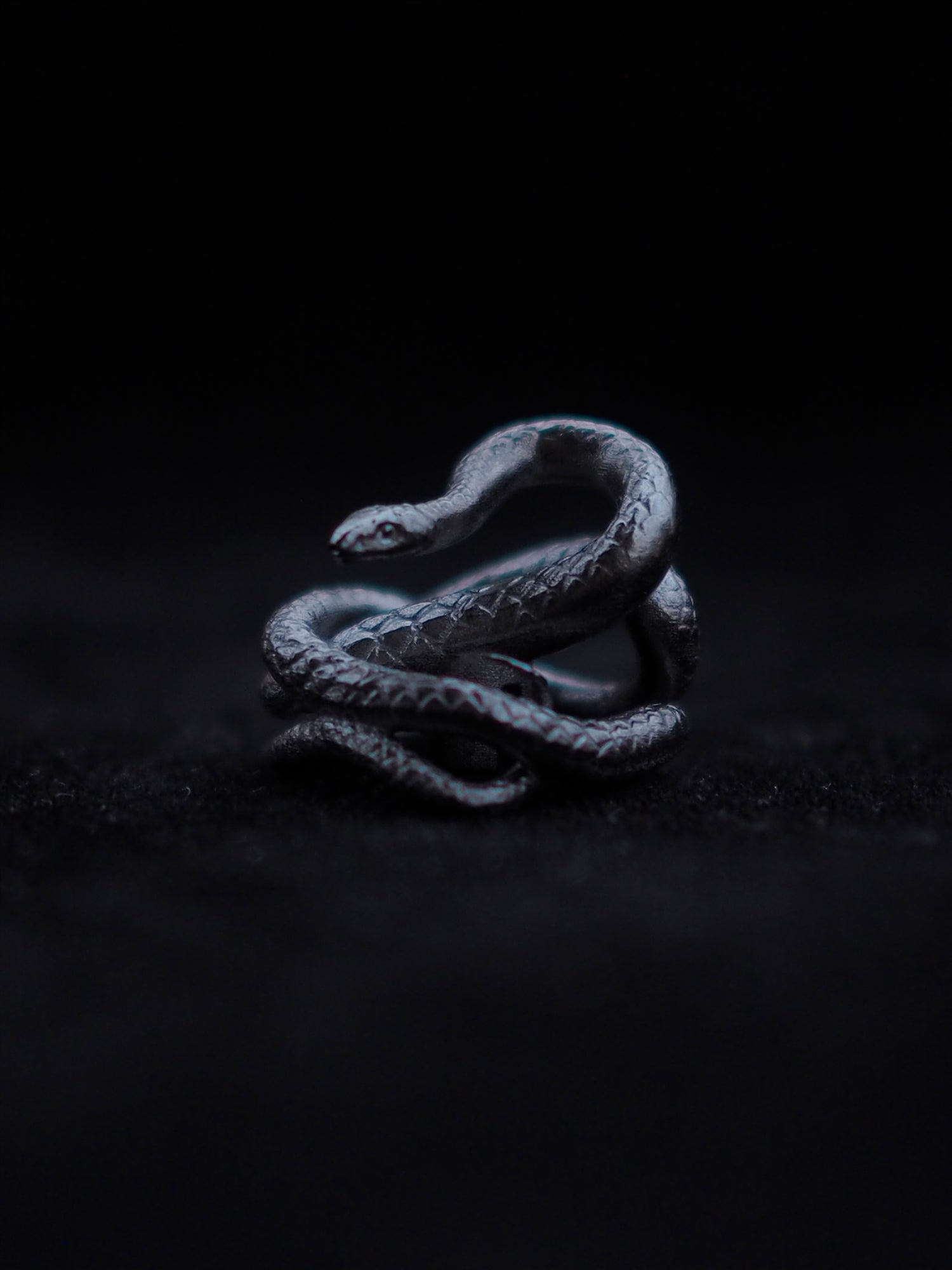 Pure silver snake keycaps, customized personalized keycaps, artistic metal keycaps, decorative keycaps