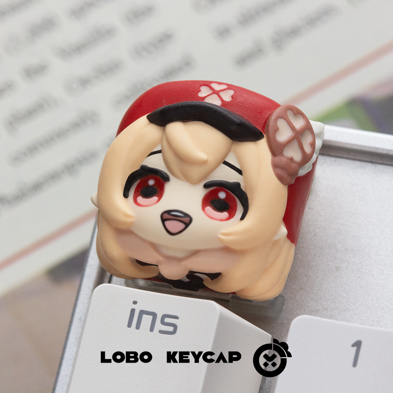 Genshin Impact, Personalized design resin art keycaps, mechanical keycaps decorative keycaps
