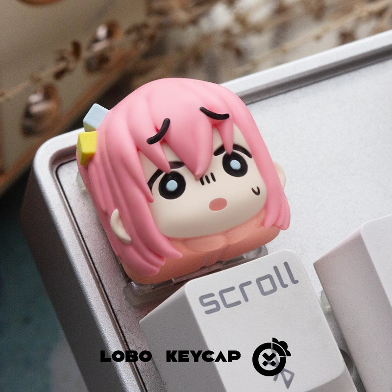 Bocchi The Rock! STARRY , Multicolored resin coloring artisankey caps