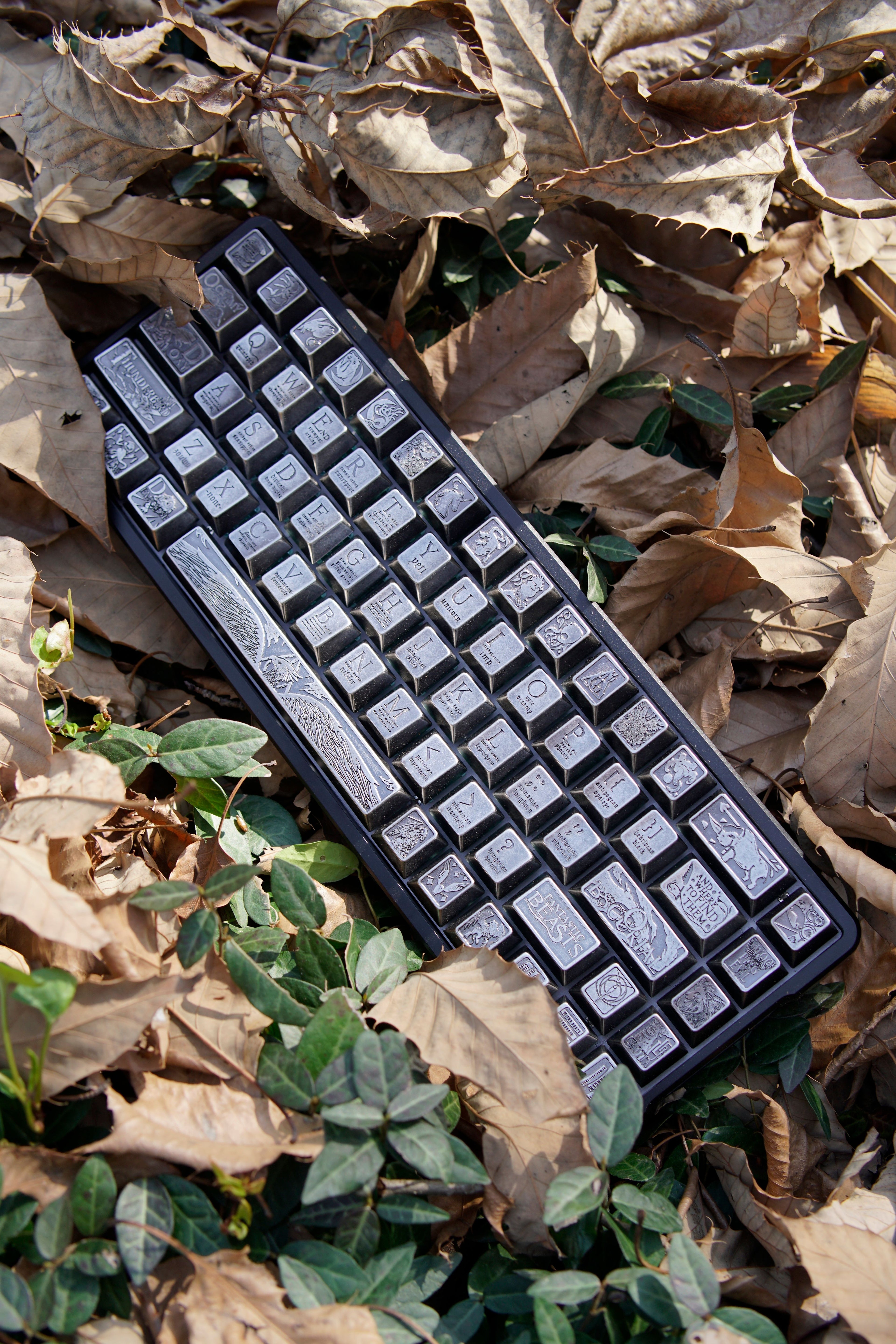 Animali Fantastici e Dove Trovarli Theme, Metal Set Keycaps, Peripheral Personalized Keycap Set