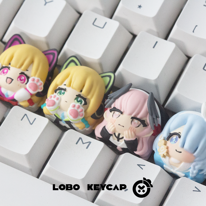 Blue Archive! Theme keycaps, personalized resin mechanical keyboards, artistic keycaps