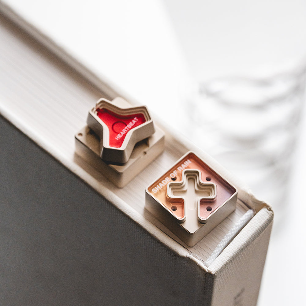 Reflection Rotating Keycaps, Aluminum Alloy Personalized Keycaps, Phase 2
