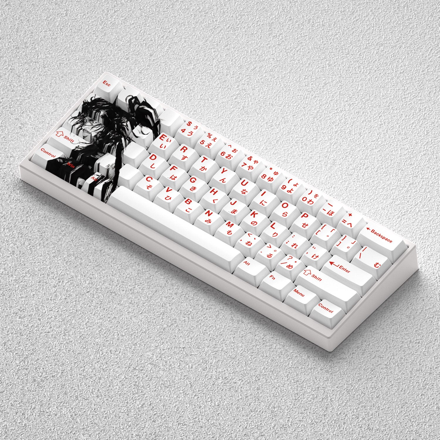 Vagabond, Anime keycap original factory height side engraved transparent keycap PBT side transparent personalized set key