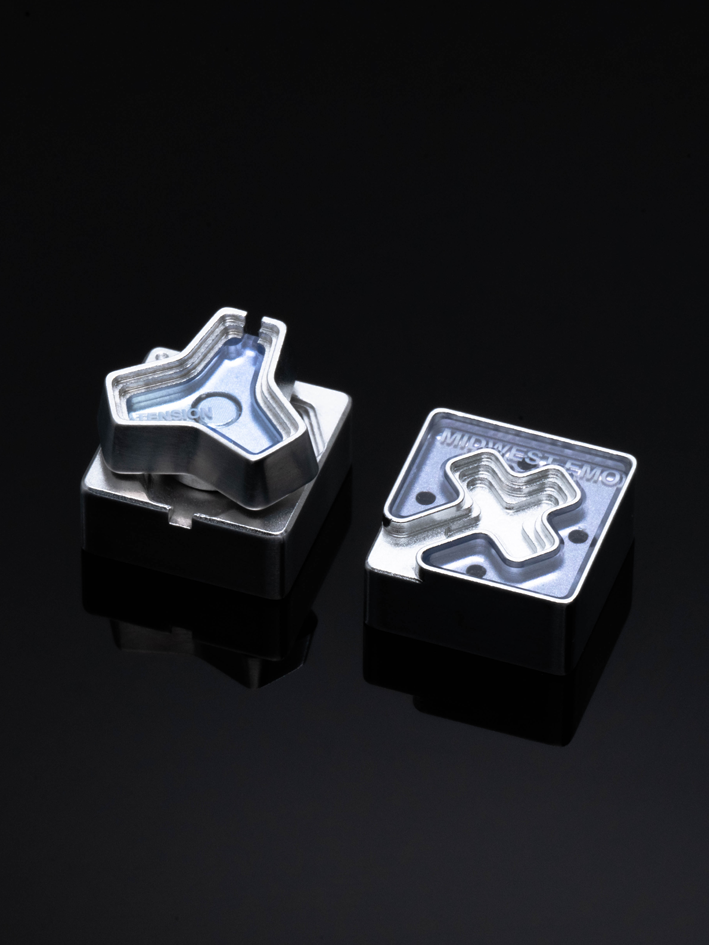 Reflection Rotating Keycaps, Aluminum Alloy Personalized Keycaps, Phase 2