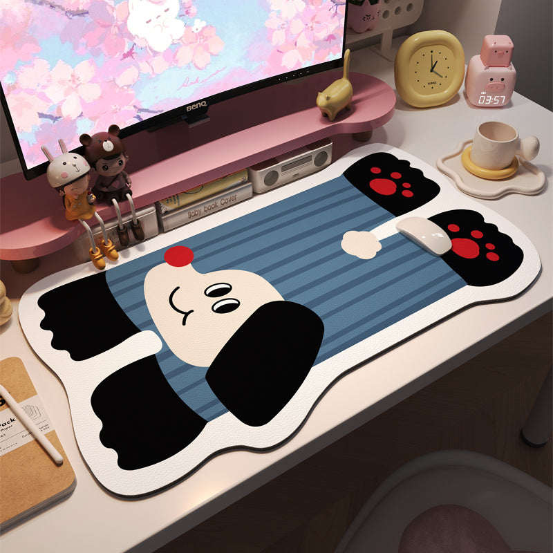 Irregular mouse pad, oversized laptop, office desktop keyboard pad, computer desk pad, customizable student desk pad
