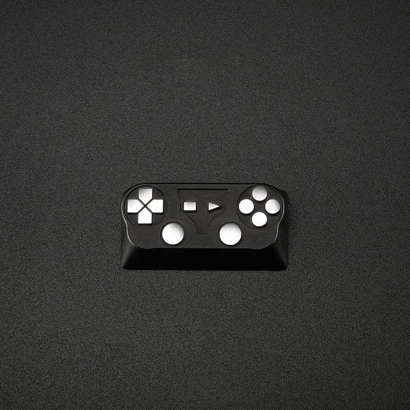Game console controller, metal anode personalized keycaps, mechanical keyboard decorative metal keycaps