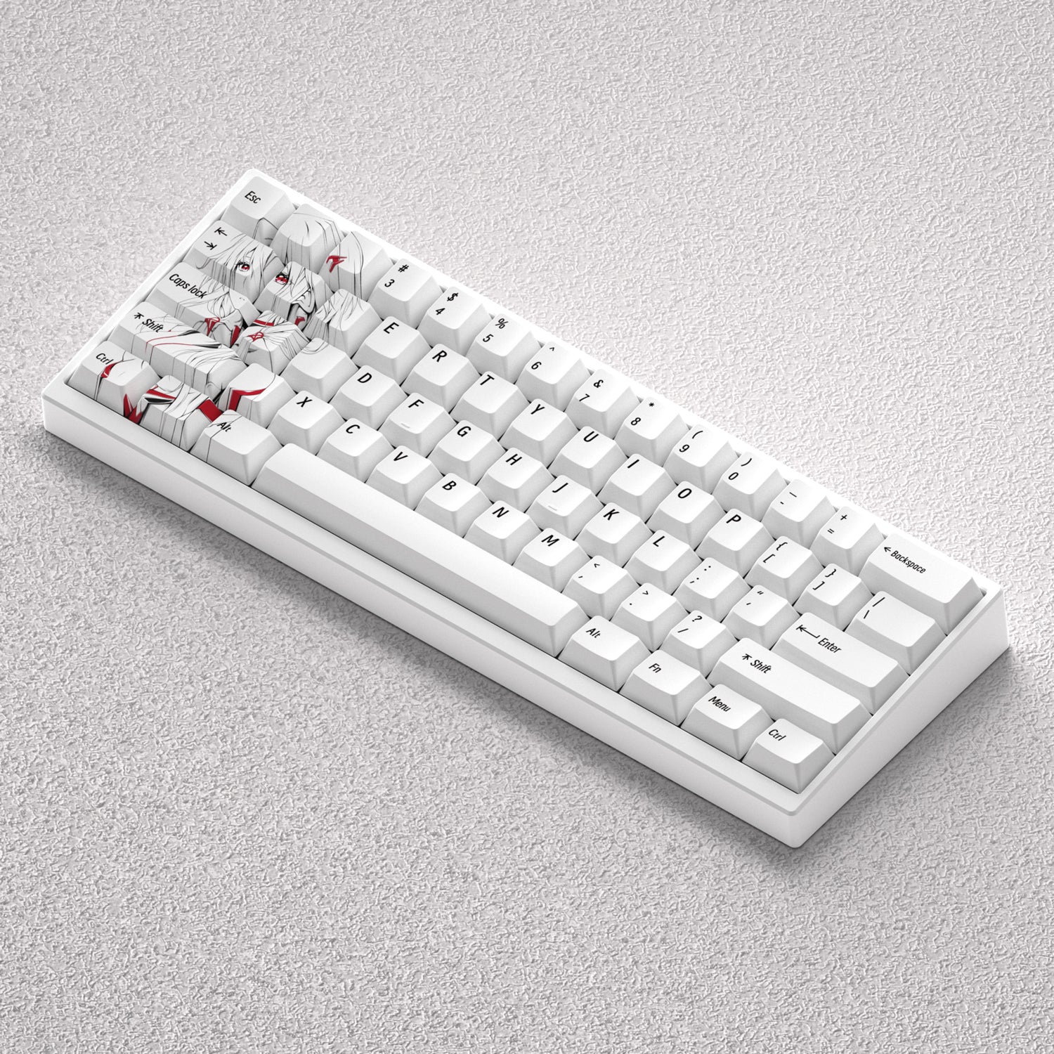 Yuzuriha Inori keycap anime theme factory height PBT positive fitting 60 65 68