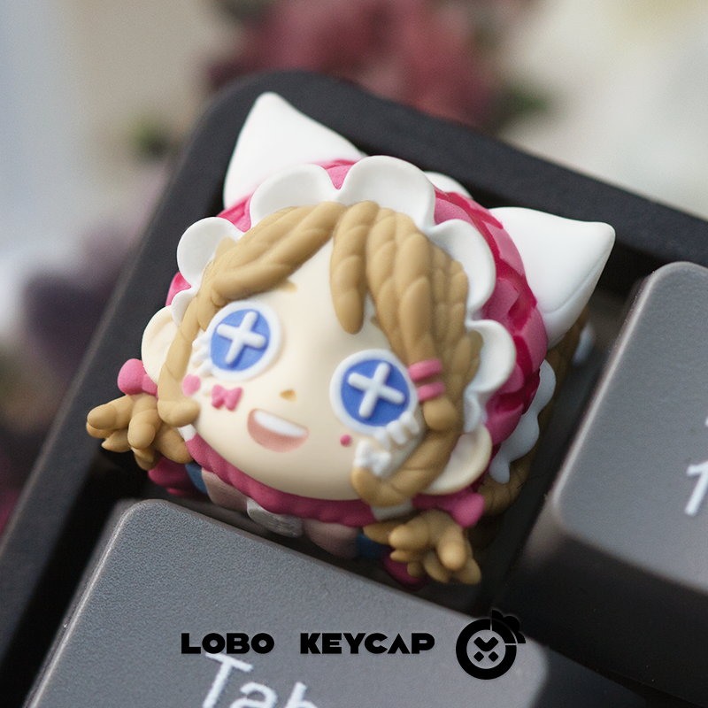 Identity V, multi-color resin personalized keycaps, artisankeycaps, Game anime peripheral keycaps