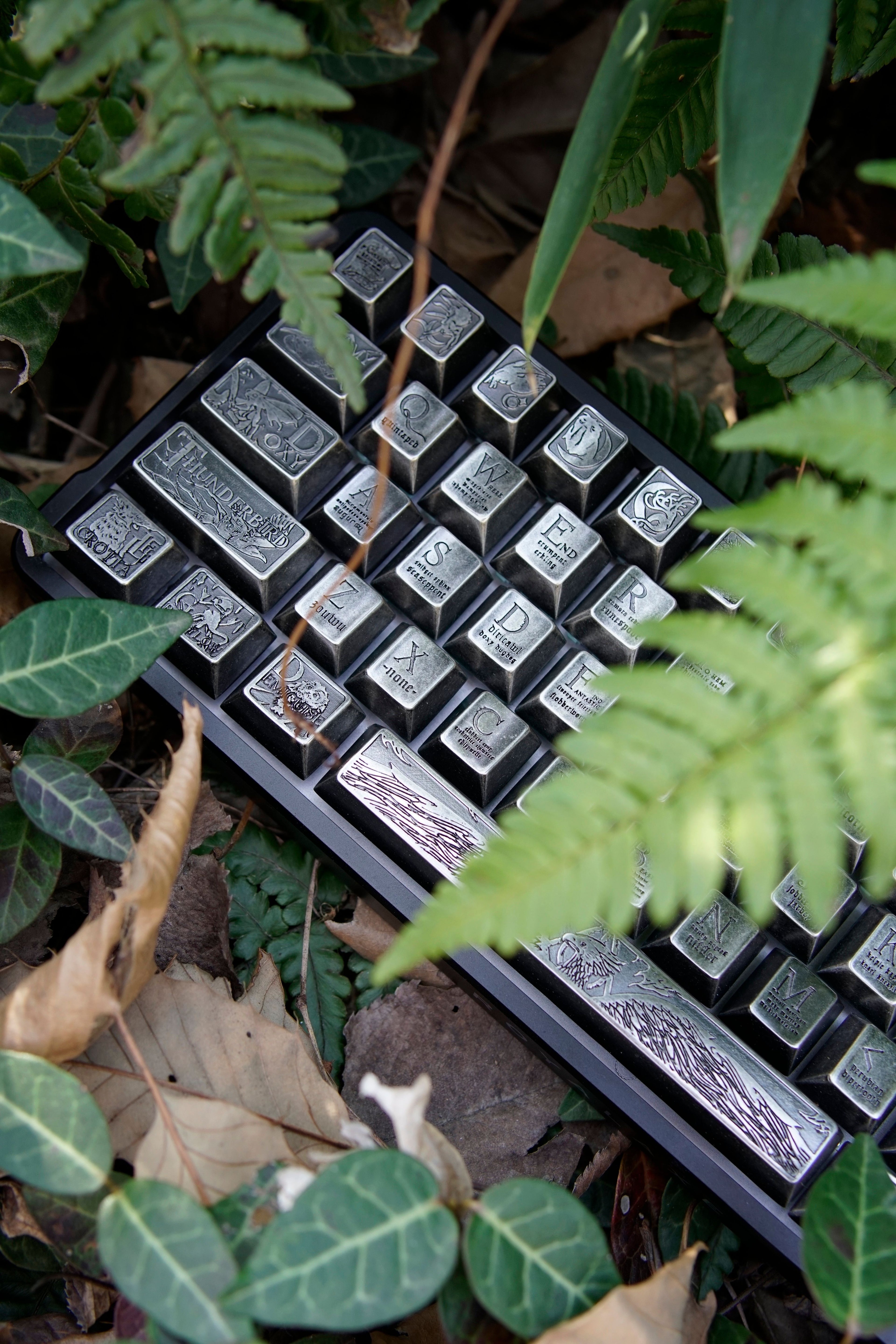 Animali Fantastici e Dove Trovarli Theme, Metal Set Keycaps, Peripheral Personalized Keycap Set
