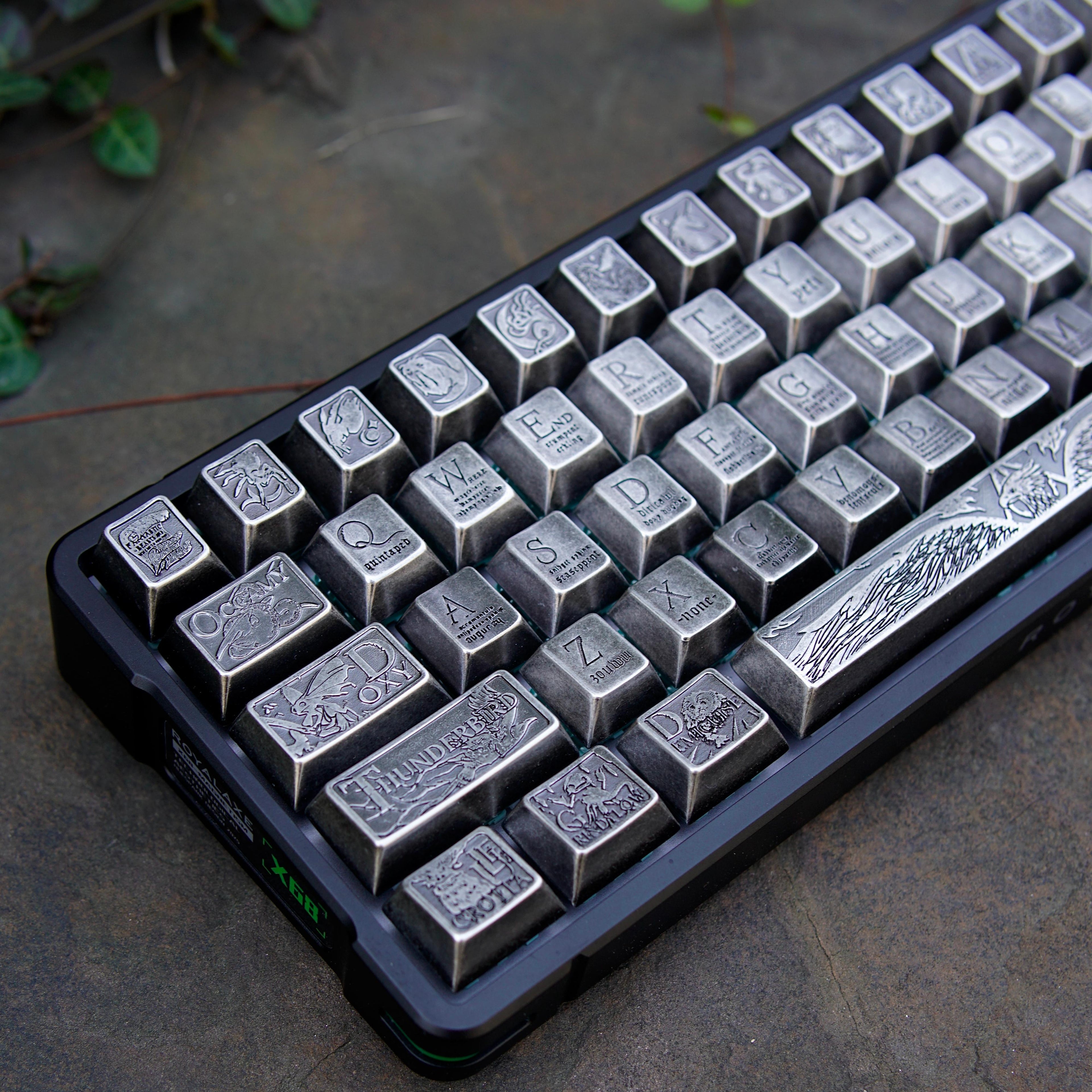 Animali Fantastici e Dove Trovarli Theme, Metal Set Keycaps, Peripheral Personalized Keycap Set