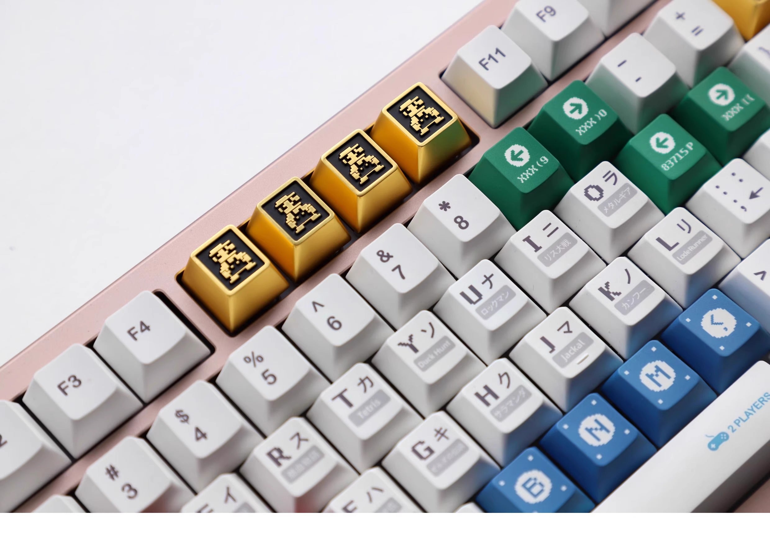 Mario Metal Personalized Keycaps Super Mario Keycaps Zinc Alloy Mechanical Keycaps Original R4 Height