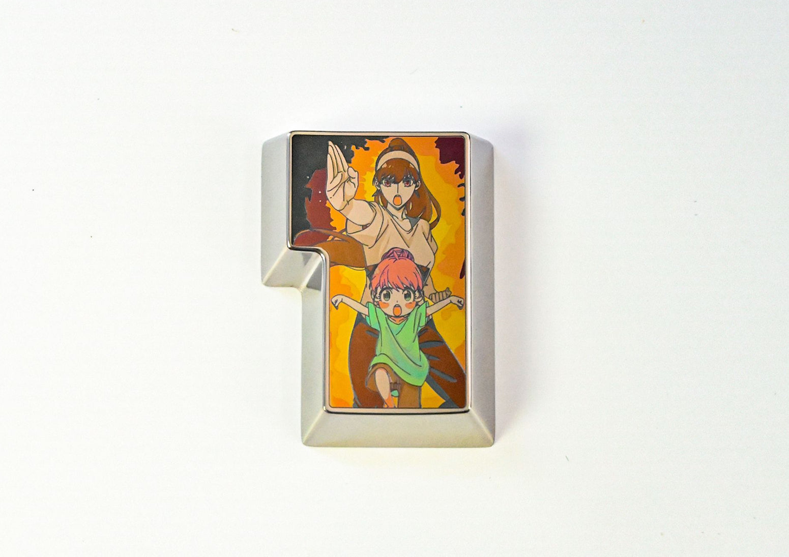 SPY × FAMILY, 7ISO enter key, titanium alloy metal personalized keycaps, keyboard decorative keycaps