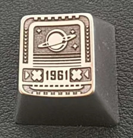 Zinc alloy, Lunar series metal keycaps, personalized keycaps, mechanical keyboard decorative keycaps