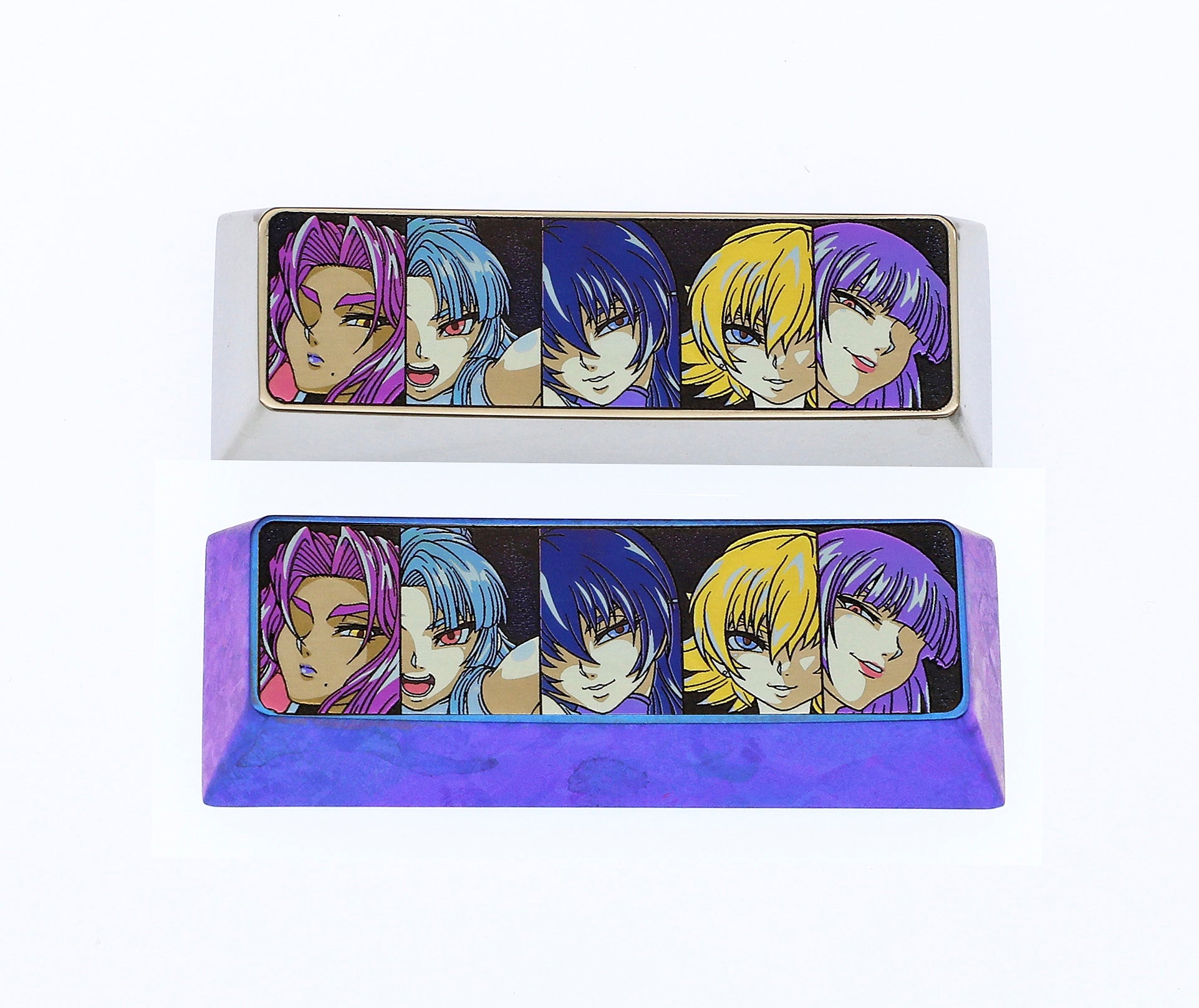 Action Taimanin, 2.75U titanium alloy personalized keycap, metal decorative art keycap