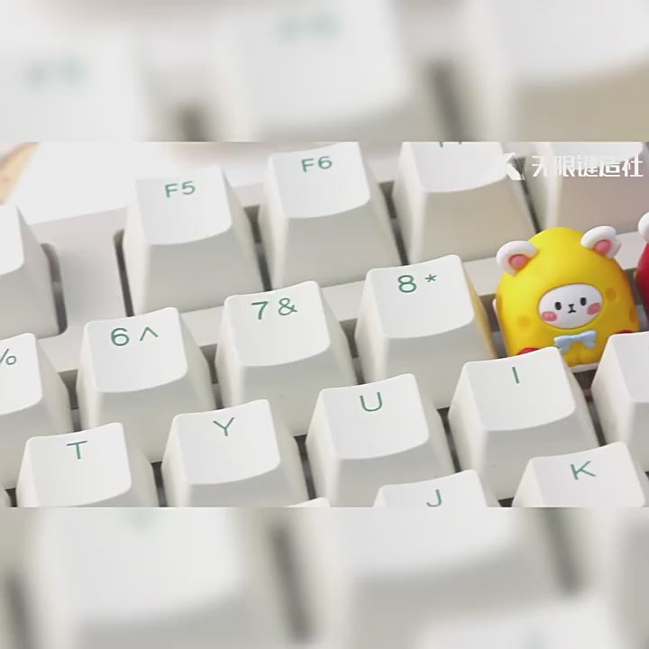 Sweet Mouse Cute Keycaps Original Personalized Custom Resin Mechanical Keyboard Keycaps
