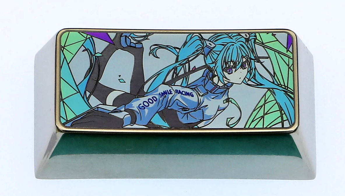 Hatsune Miku, 2U backspace key titanium alloy personalized key cap, me ...