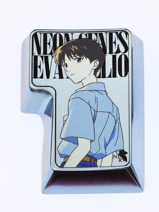 EVA， Ikari Shinj, Titanium Alloy ISO Enter, Anime Personalized Decorative Keycaps