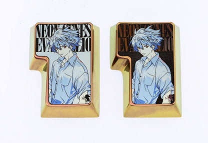 EVA，Nagisa Kaworu， Titanium alloy iso enter, anime personalized decorative keycaps