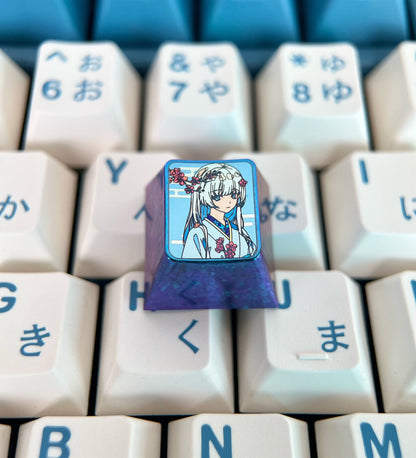 Honkai: Star Rail， Titanium alloy personalized keycaps, decorative keycaps, game character metal creative keycaps